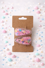 Load image into Gallery viewer, Star Filled Hair Clips
