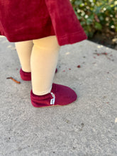 Load image into Gallery viewer, Red Wine - Organic Cotton Baby Shoes