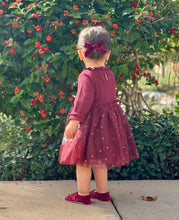 Load image into Gallery viewer, Red Wine - Organic Cotton Baby Shoes