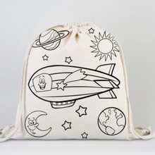 Load image into Gallery viewer, Planet Drawstring Bag