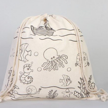 Load image into Gallery viewer, Pacific Ocean Drawstring Bag