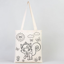 Load image into Gallery viewer, Unicorn & Cat Tote Bag