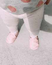 Load image into Gallery viewer, Pink Notebook - Organic Cotton Baby Shoes