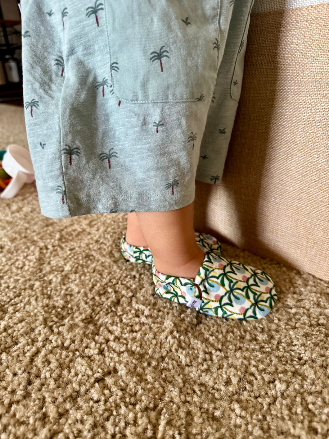 Palm Breeze - Organic Cotton Baby Shoes