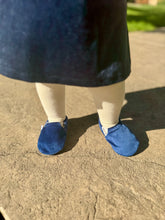 Load image into Gallery viewer, Deep Blue  - Organic Cotton Baby Shoes
