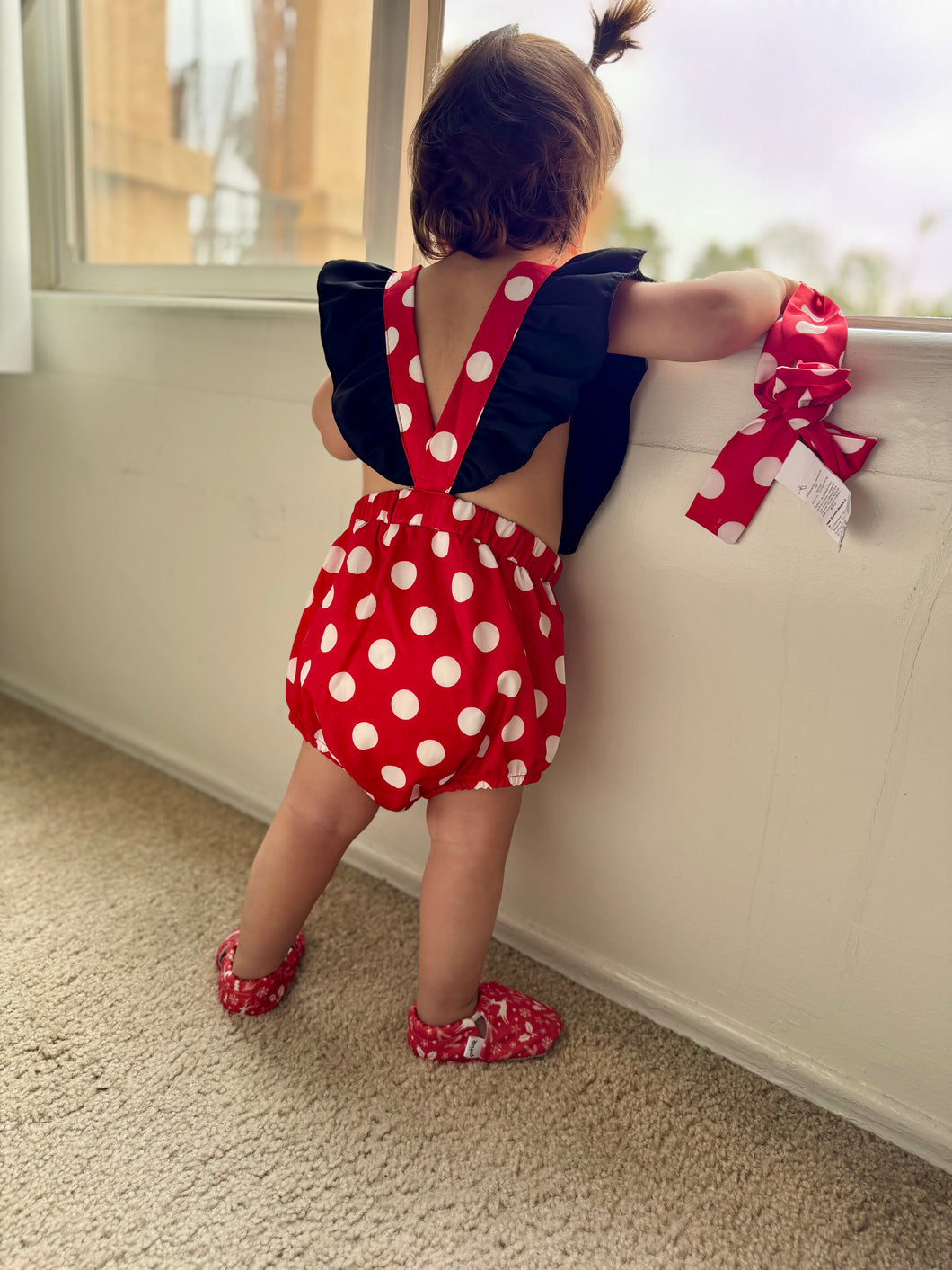 Holly Berry  - Organic Cotton Baby Shoes