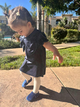 Load image into Gallery viewer, Deep Blue  - Organic Cotton Baby Shoes
