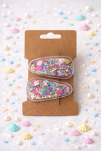 Load image into Gallery viewer, Star Filled Hair Clips
