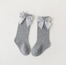 Load image into Gallery viewer, Classic Bow Knee-High Socks
