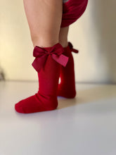 Load image into Gallery viewer, Classic Bow Knee-High Socks
