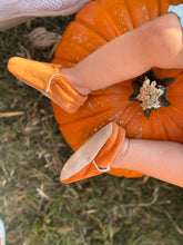 Load image into Gallery viewer, Pumpkin Pie  - Organic Cotton Baby Shoes
