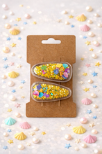 Load image into Gallery viewer, Star Filled Hair Clips
