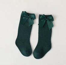 Load image into Gallery viewer, Classic Bow Knee-High Socks
