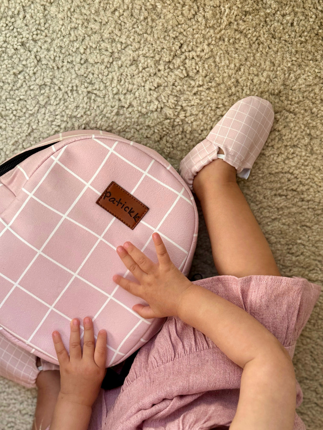 Pink Notebook Set – Baby Shoe & Bag Combo