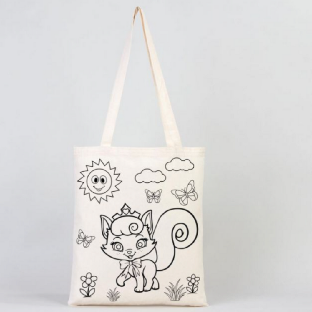 Unicorn & Cat Tote Bag