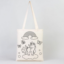 Load image into Gallery viewer, Unicorn &amp; Cat Tote Bag
